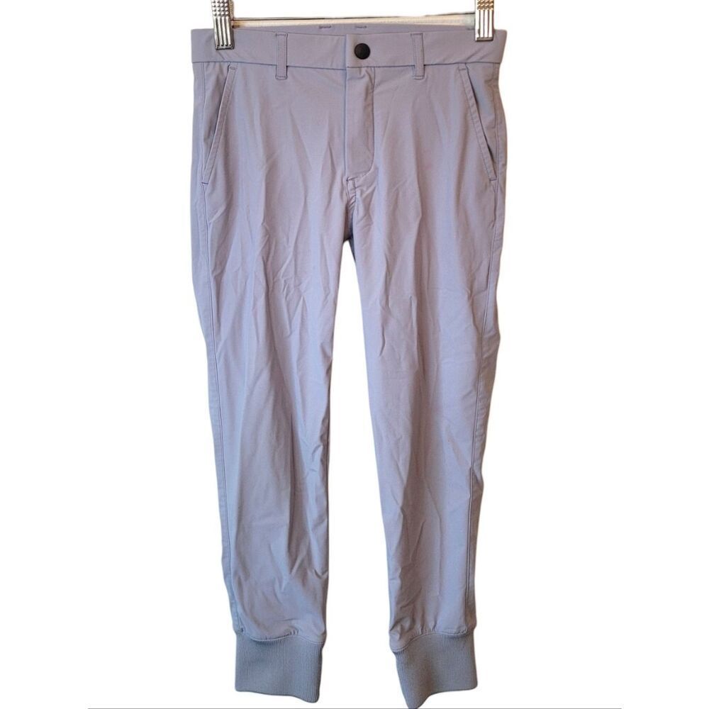 Greyson Kid's Light Gray Technical Jogger Pants Size 6